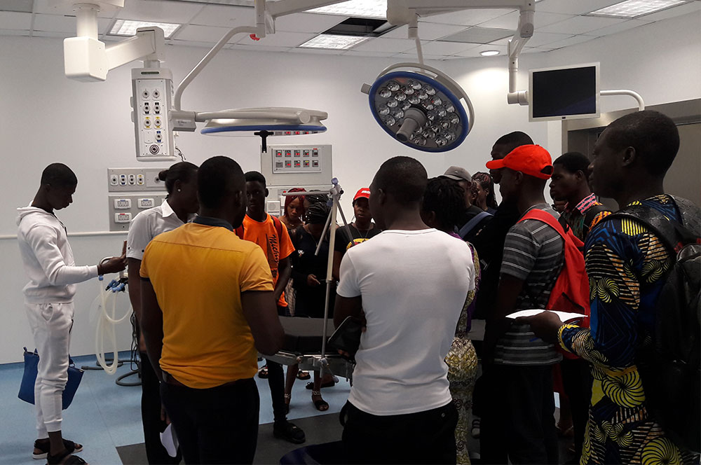Visit of students from UNIVERSITÉ D'ABOMEY- Benin