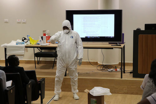 UGMC Staff receive training on Corona virus